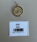 Dije Circular San Benito con Marco de Piedras