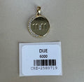 Dije Circular con Inscripción "11:11" y Detalle de Cristales
