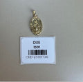 Dije Religioso Ovalado con Relieve