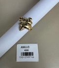 Anillo con Diseño Abstracto en Relieve