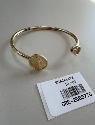 Brazalete Virgen de Guadalupe con Circon