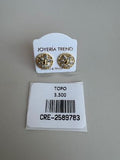 Topo con Diseño de Flor con Circones