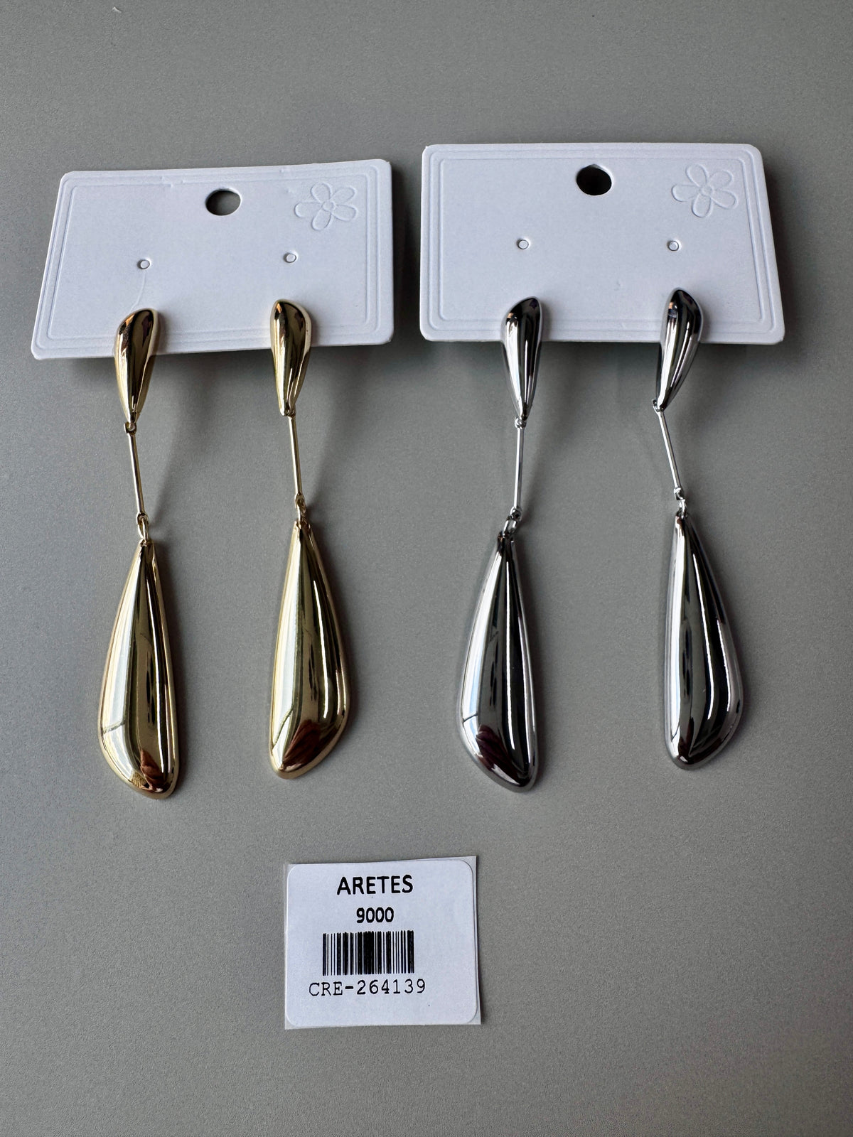 Arete largo gota