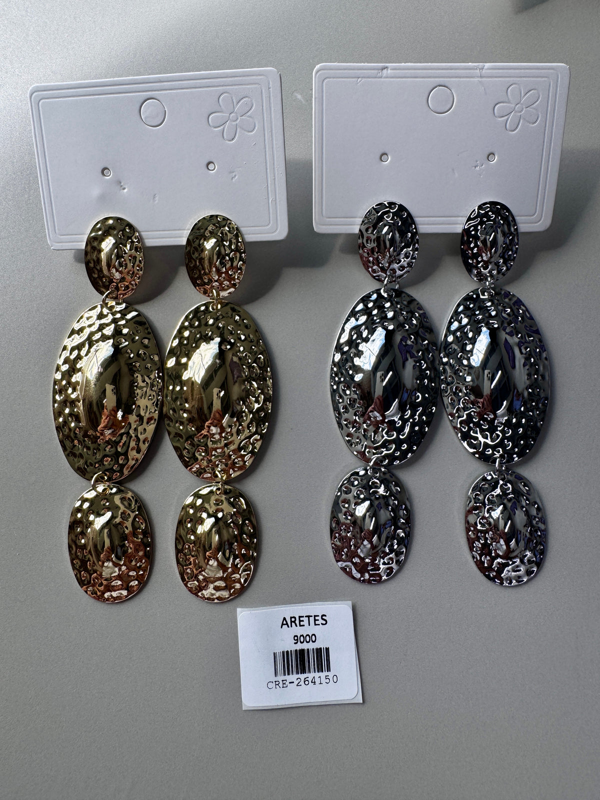 Arete largo martillado