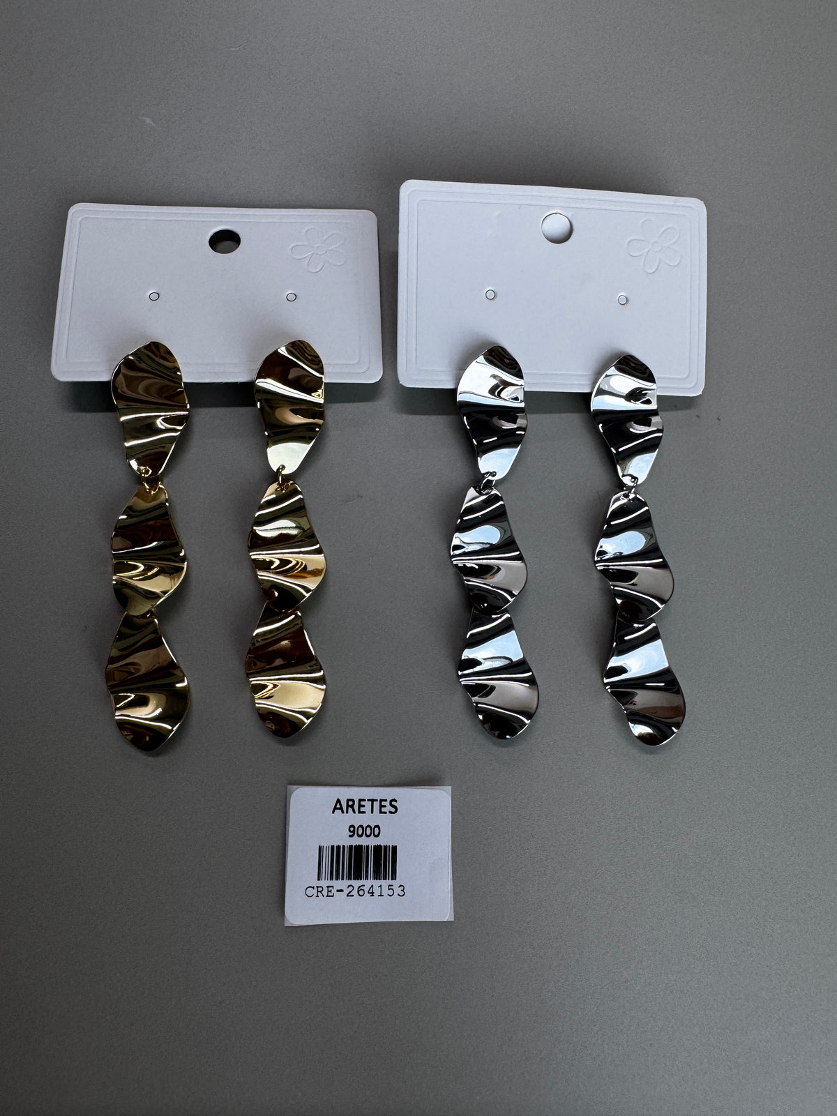 Arete largo martillado