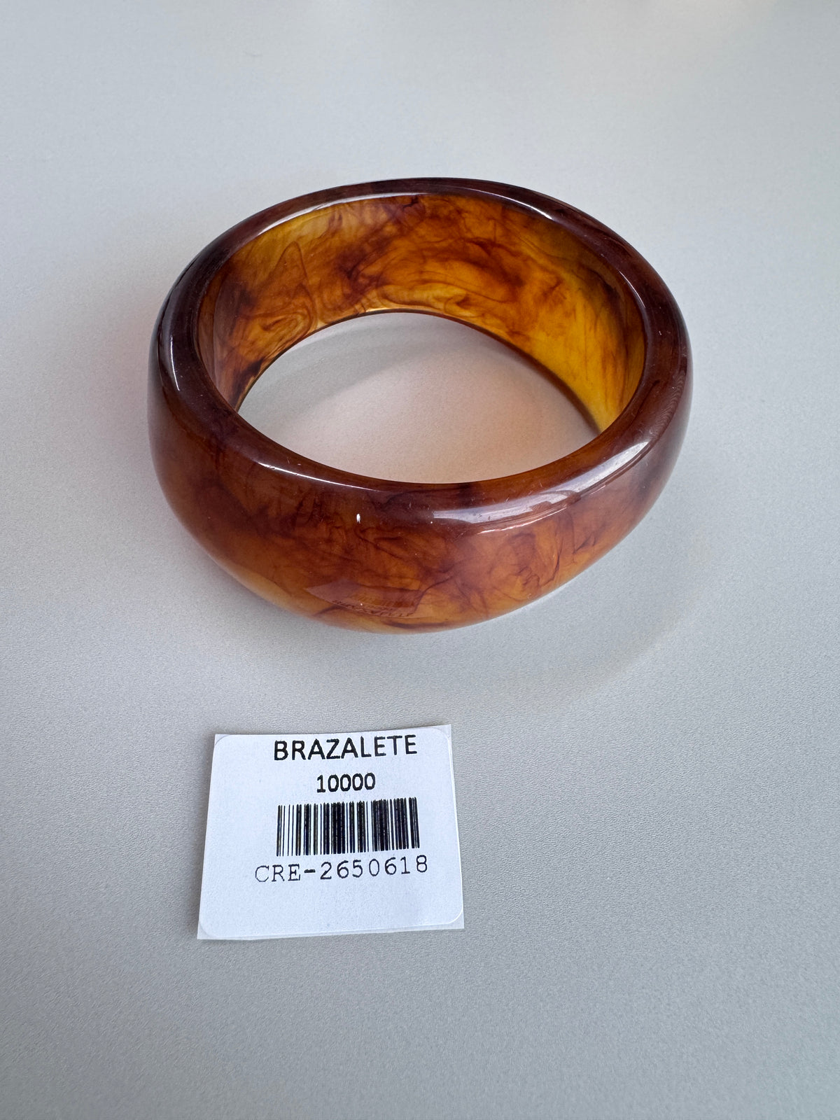 Brazalete resina café