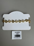 Pulsera corazón con microcircón