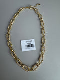 Collar eslabón con microcircón