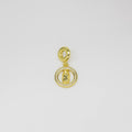 Dije Charm Circular Virgen con Cristales