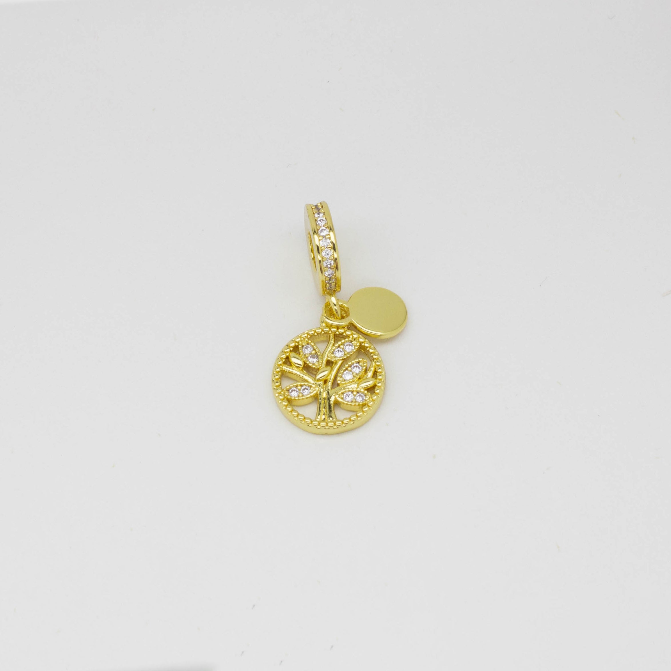 Dije Charms Árbol de la Vida con Detalles Brillantes
