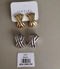 Aretes Topo Cruzados Ondulados