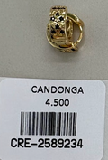 Candonga Relieve de Corazon con Circones Negros