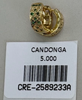 Candonga Pequeña de Corazones con Circones Verdes