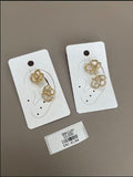 Ear Cuff Doble alas de Mariposa con Circones