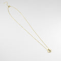 Collar de Cadena Fina con Dije Floral Brillante