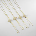 Collar Ajustable con Dije de Estrella y Cristales