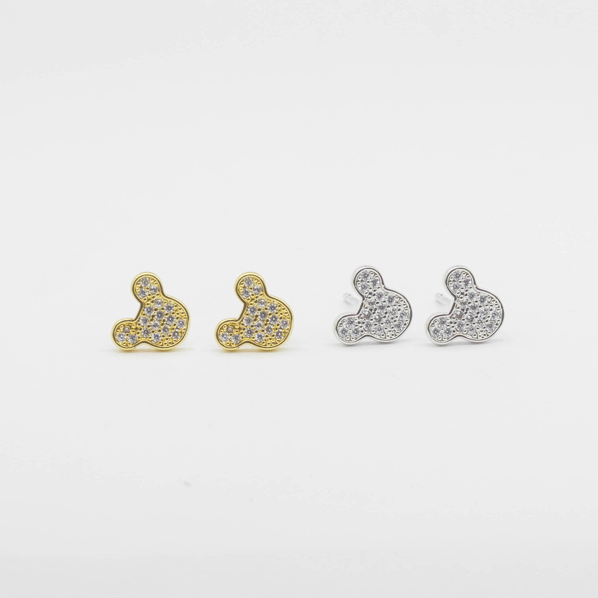 Aretes con Silueta y Pedrería